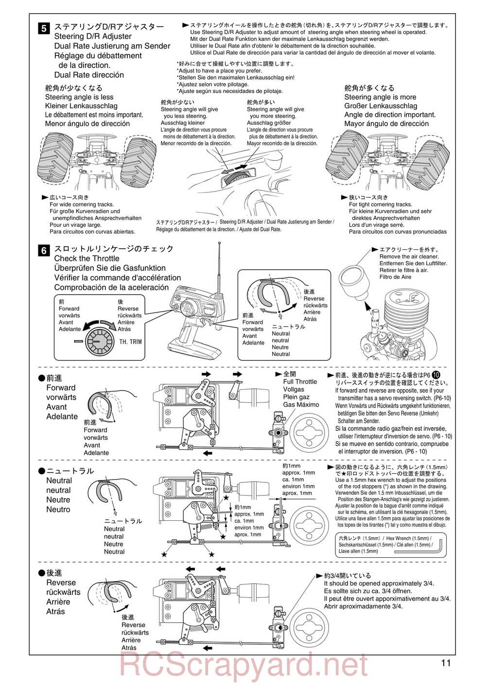 Kyosho - 31181 - Mega-Force - Manual - Page 11