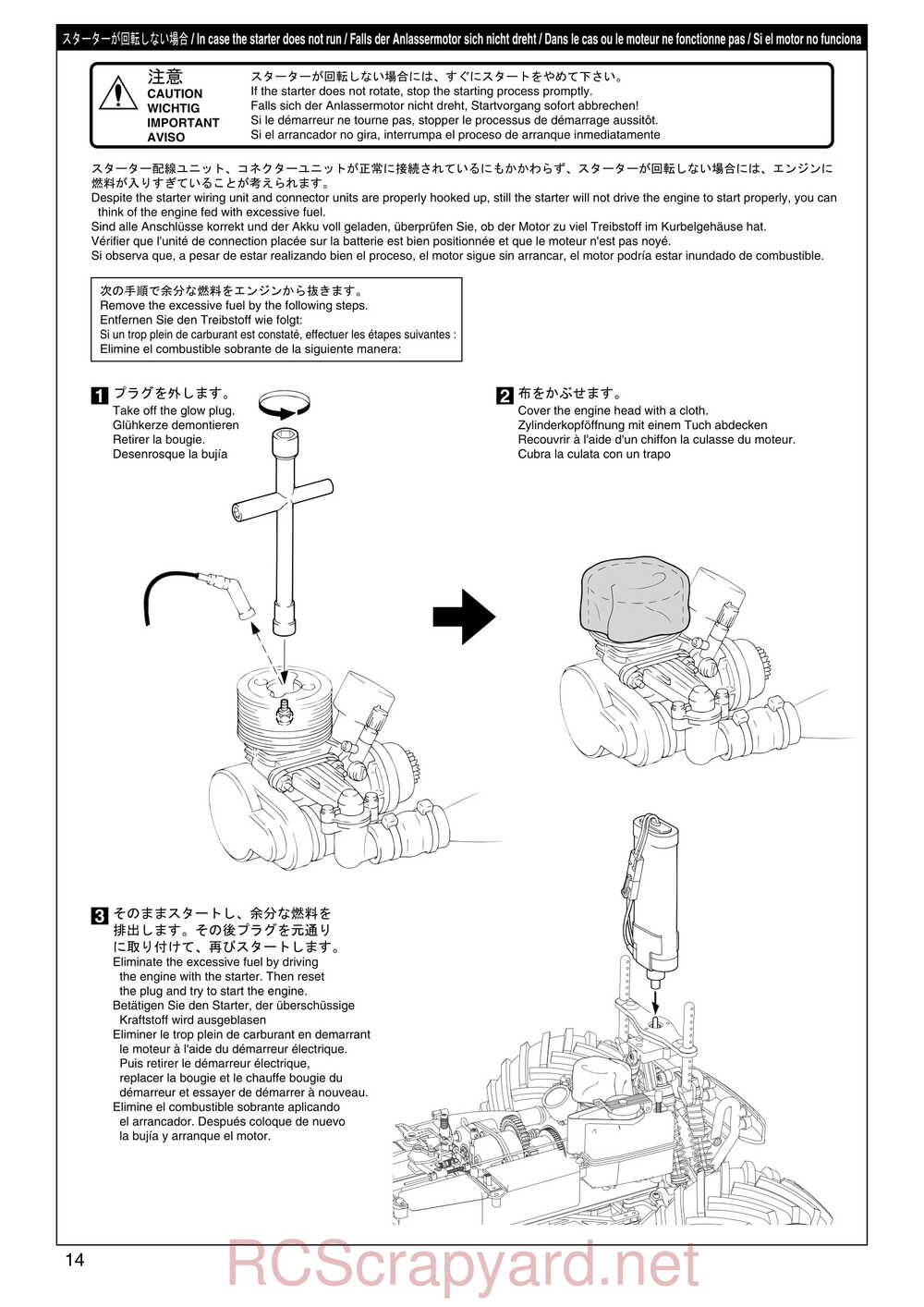 Kyosho - 31181 - Mega-Force - Manual - Page 14