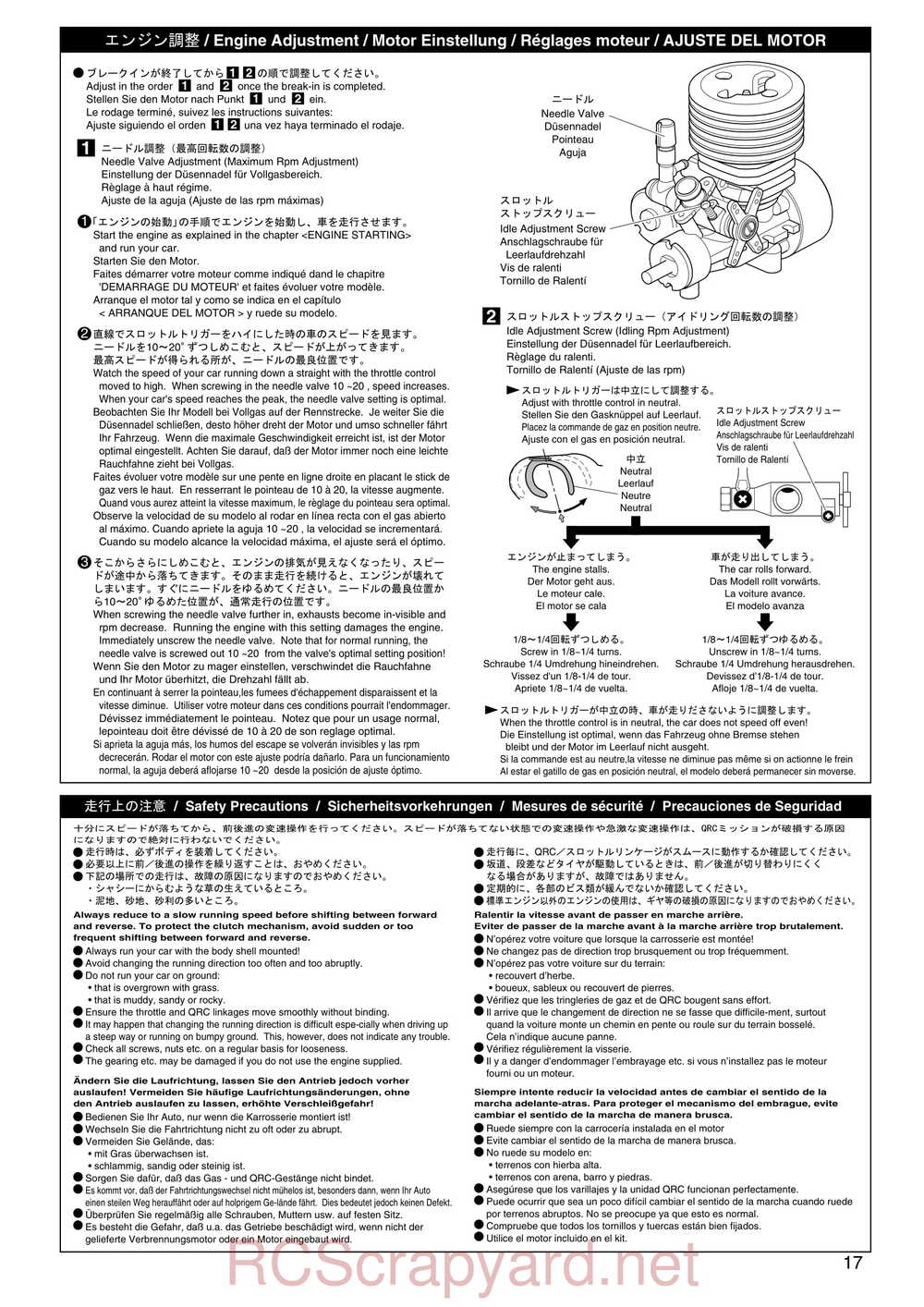 Kyosho - 31181 - Mega-Force - Manual - Page 17