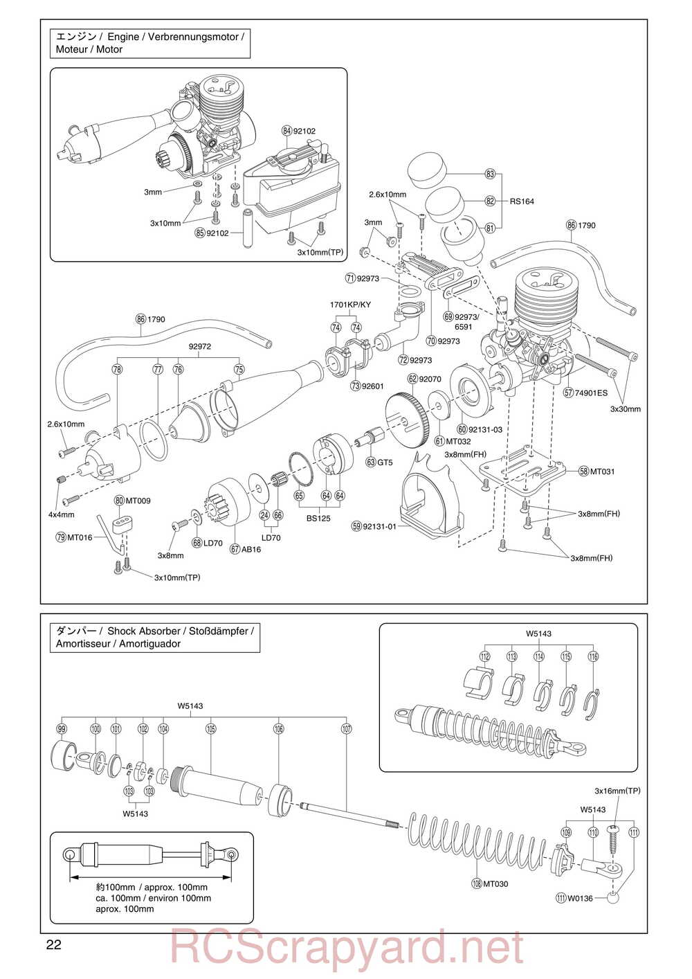 Kyosho - 31181 - Mega-Force - Manual - Page 22