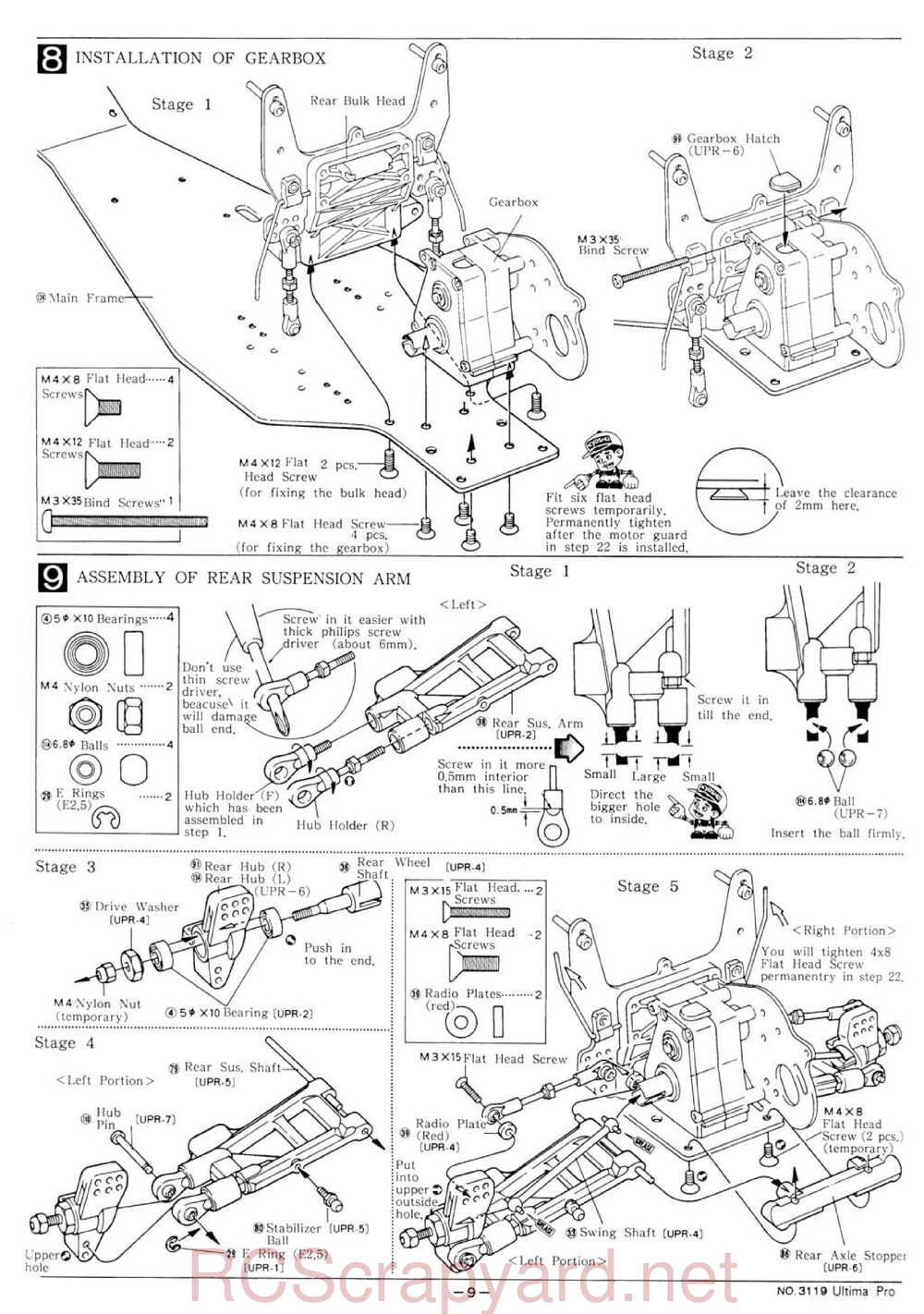 Kyosho - 3119 - Ultima-Pro XL - Manual - Page 09