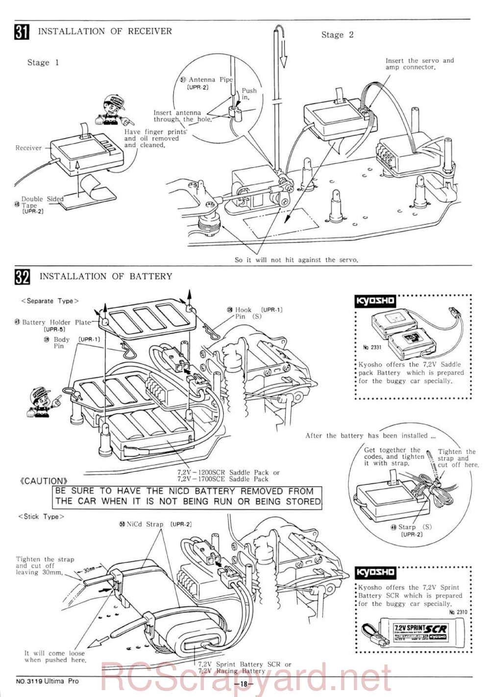 Kyosho - 3119 - Ultima-Pro XL - Manual - Page 18