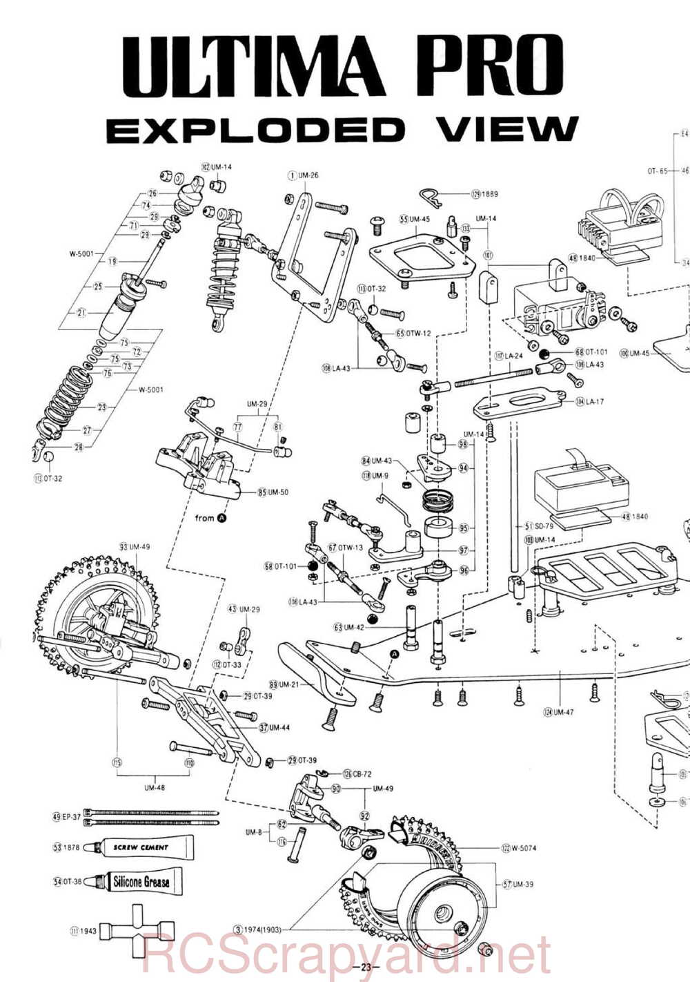 Kyosho - 3119 - Ultima-Pro XL - Manual - Page 23