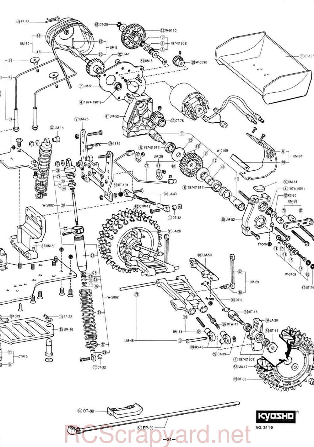 Kyosho - 3119 - Ultima-Pro XL - Manual - Page 24