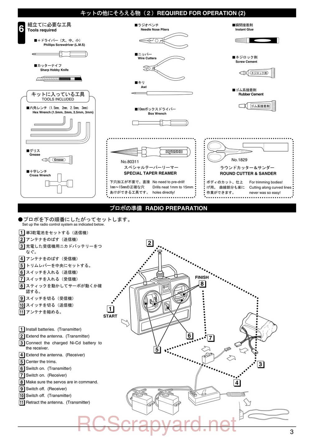 Kyosho - 31191 - Inferno-MP-7-5 Yuichi - Manual - Page 03
