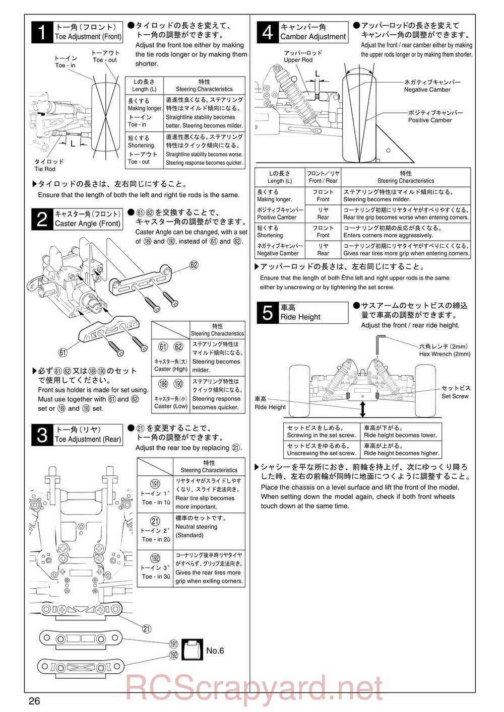 Kyosho - 31192 - Inferno-MP-7-5 Sports - Manual - Page 26
