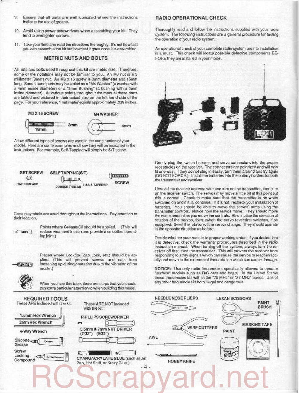Kyosho - 3120 - Turbo-Ultima II - Manual - Page 04