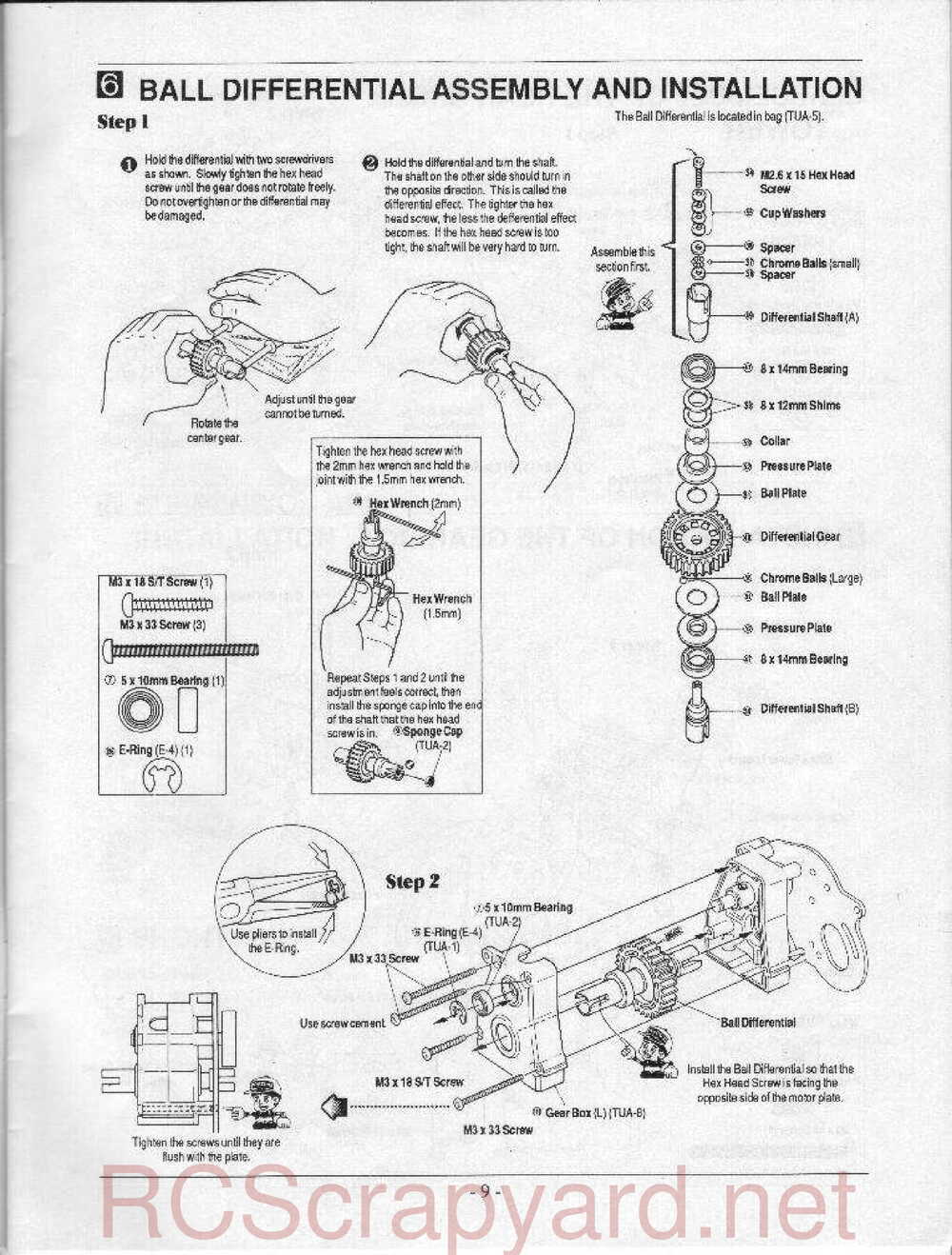 Kyosho - 3120 - Turbo-Ultima II - Manual - Page 09