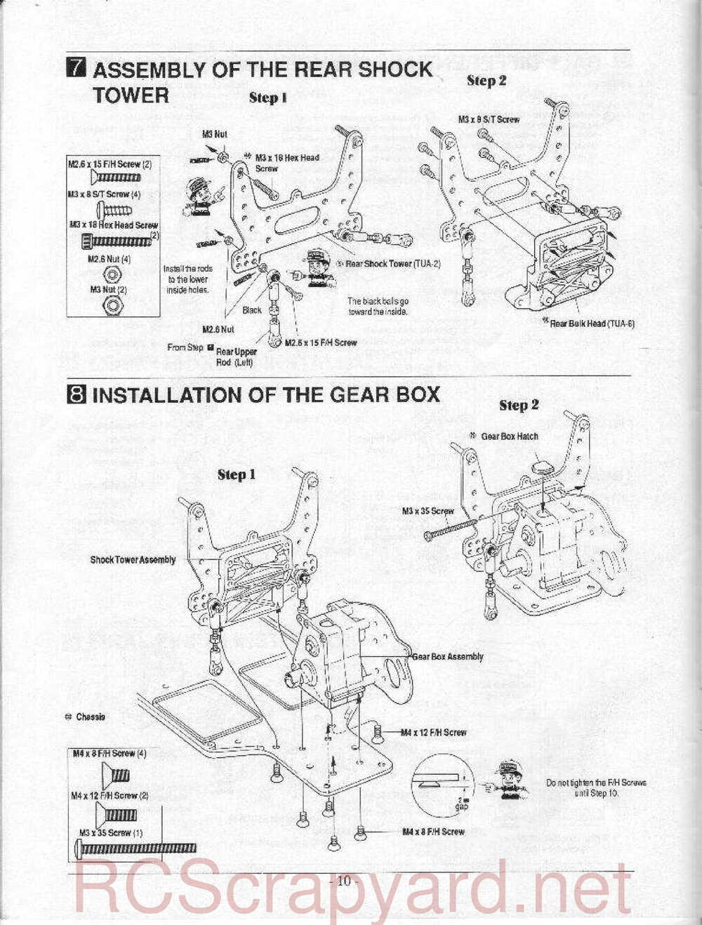 Kyosho - 3120 - Turbo-Ultima II - Manual - Page 10