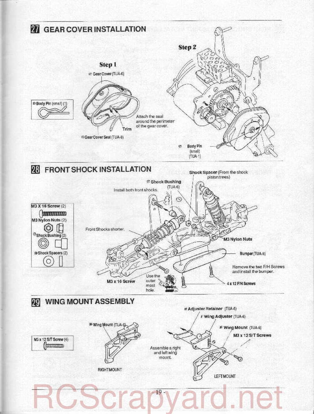 Kyosho - 3120 - Turbo-Ultima II - Manual - Page 19