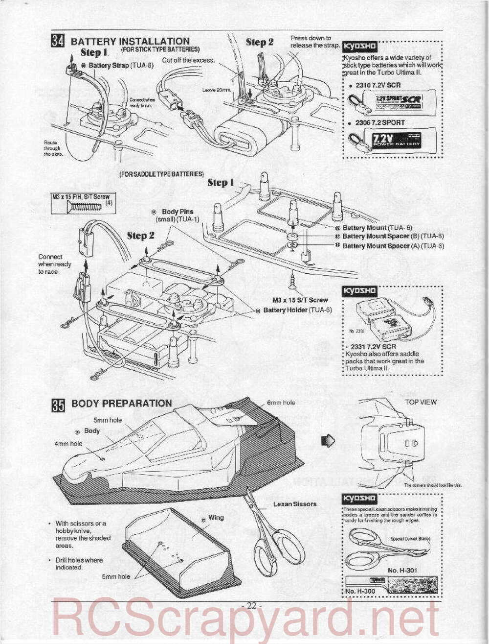Kyosho - 3120 - Turbo-Ultima II - Manual - Page 22
