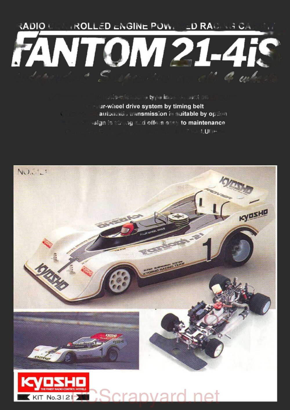 Kyosho - 3121 - Fantom-21 4iS - Manual - Page 01