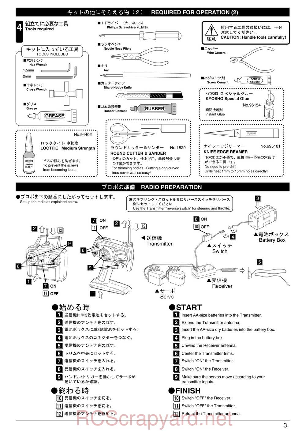 Kyosho - 31213 - TR-15 Monster-Touring - Manual - Page 03