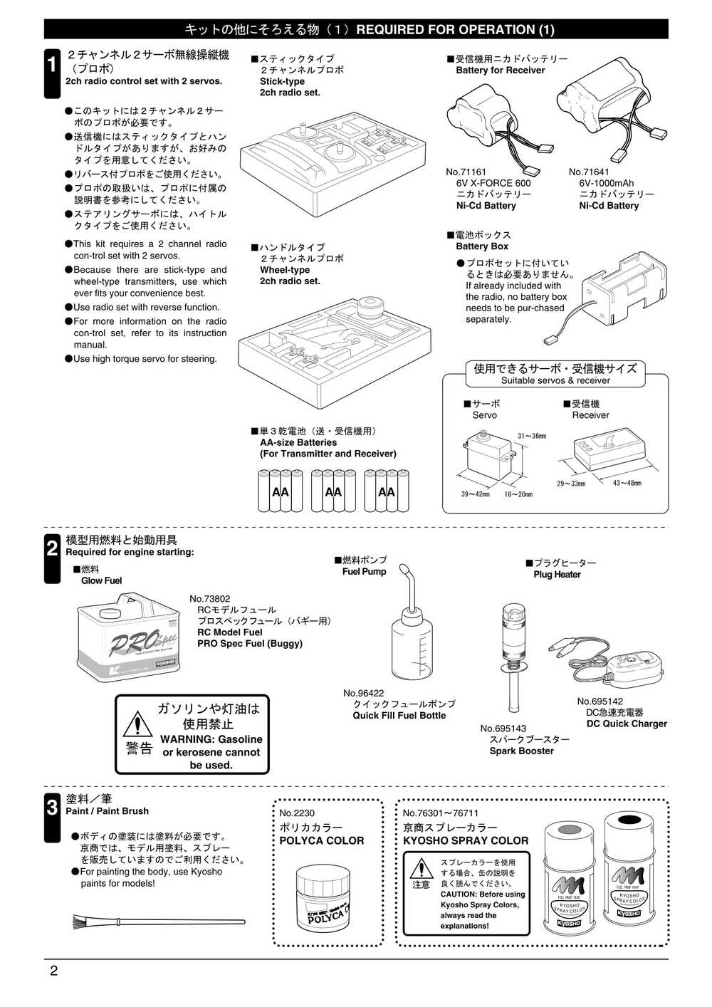 Kyosho - 31221 - Mad-Force - Manual - Page 02