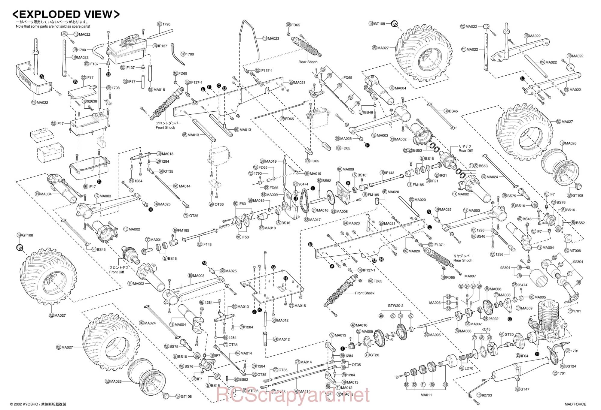 Kyosho - 31221 - Mad-Force - Manual - Page 36