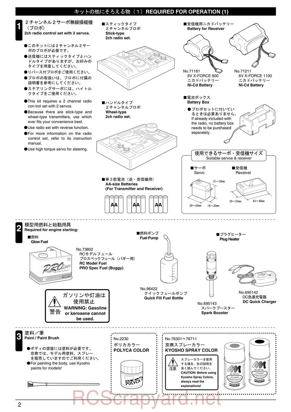 Kyosho - 31224 - Mad-Armour - Manual - Page 02