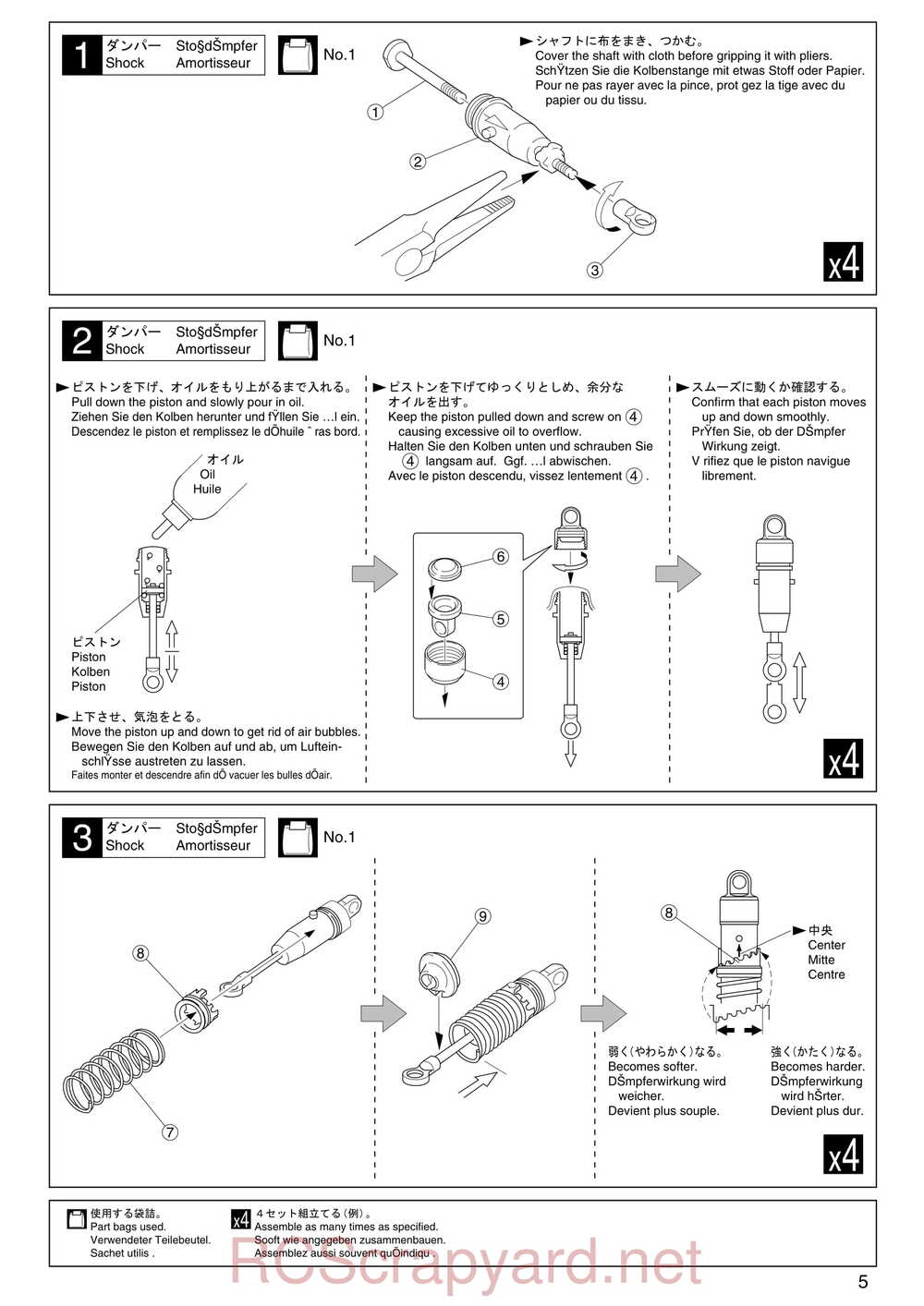 Kyosho - 31231 - Mega-Force-Jr - Manual - Page 05