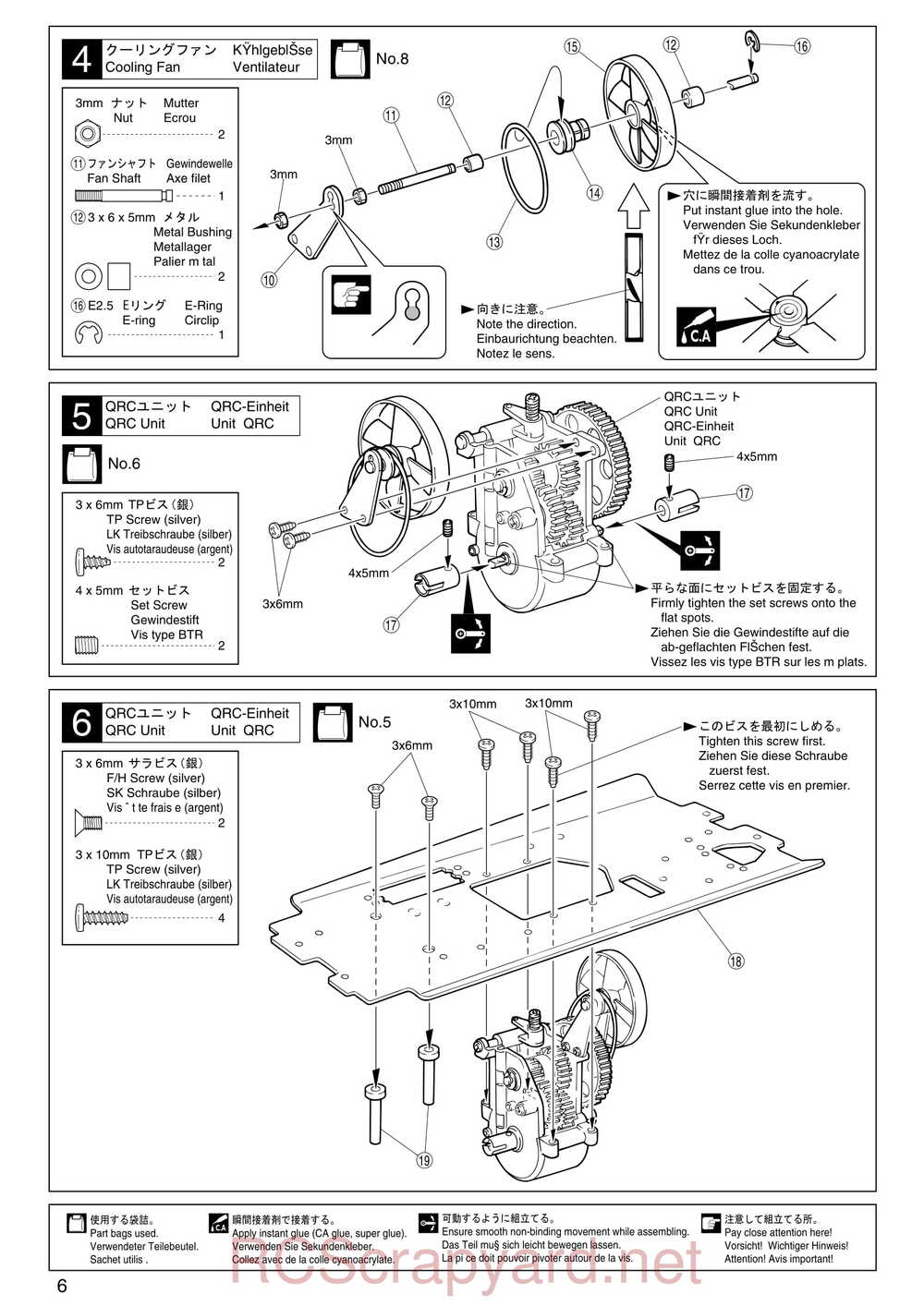 Kyosho - 31231 - Mega-Force-Jr - Manual - Page 06