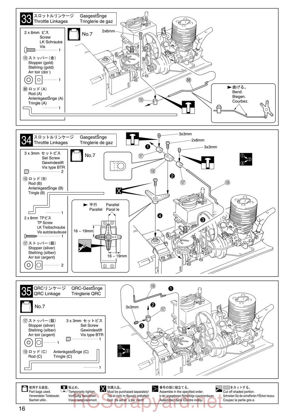 Kyosho - 31231 - Mega-Force-Jr - Manual - Page 16