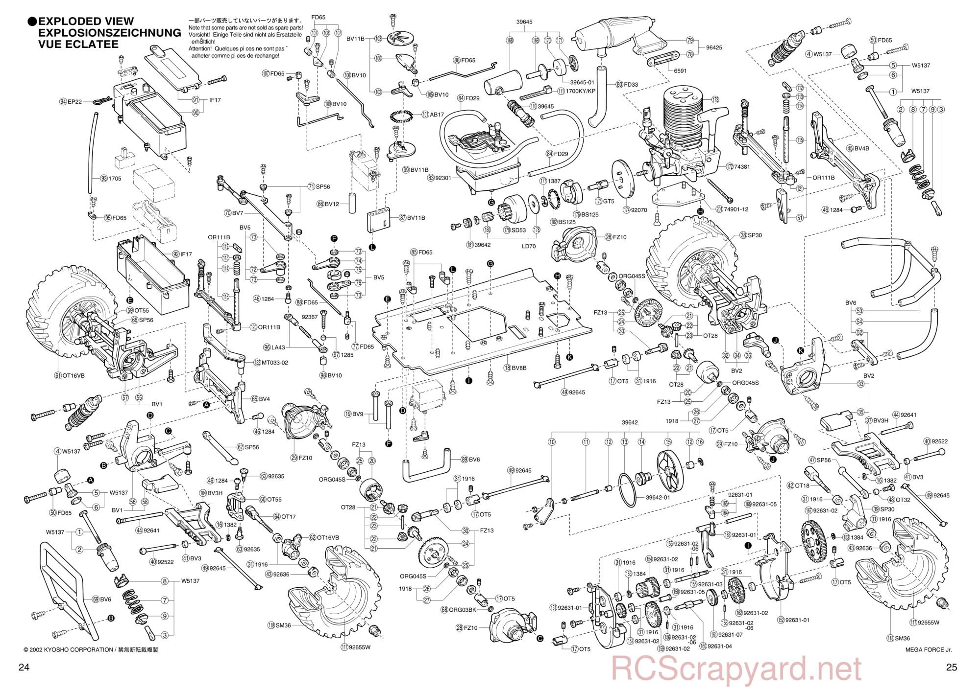 Kyosho - 31231 - Mega-Force-Jr - Manual - Page 24