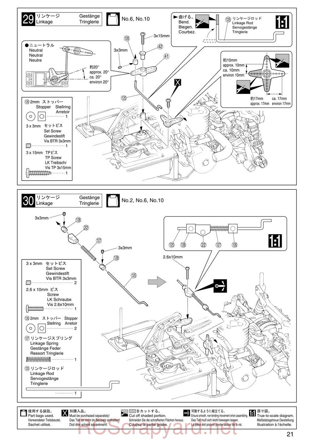 Kyosho - 31241 - V-One-S - Manual - Page 21