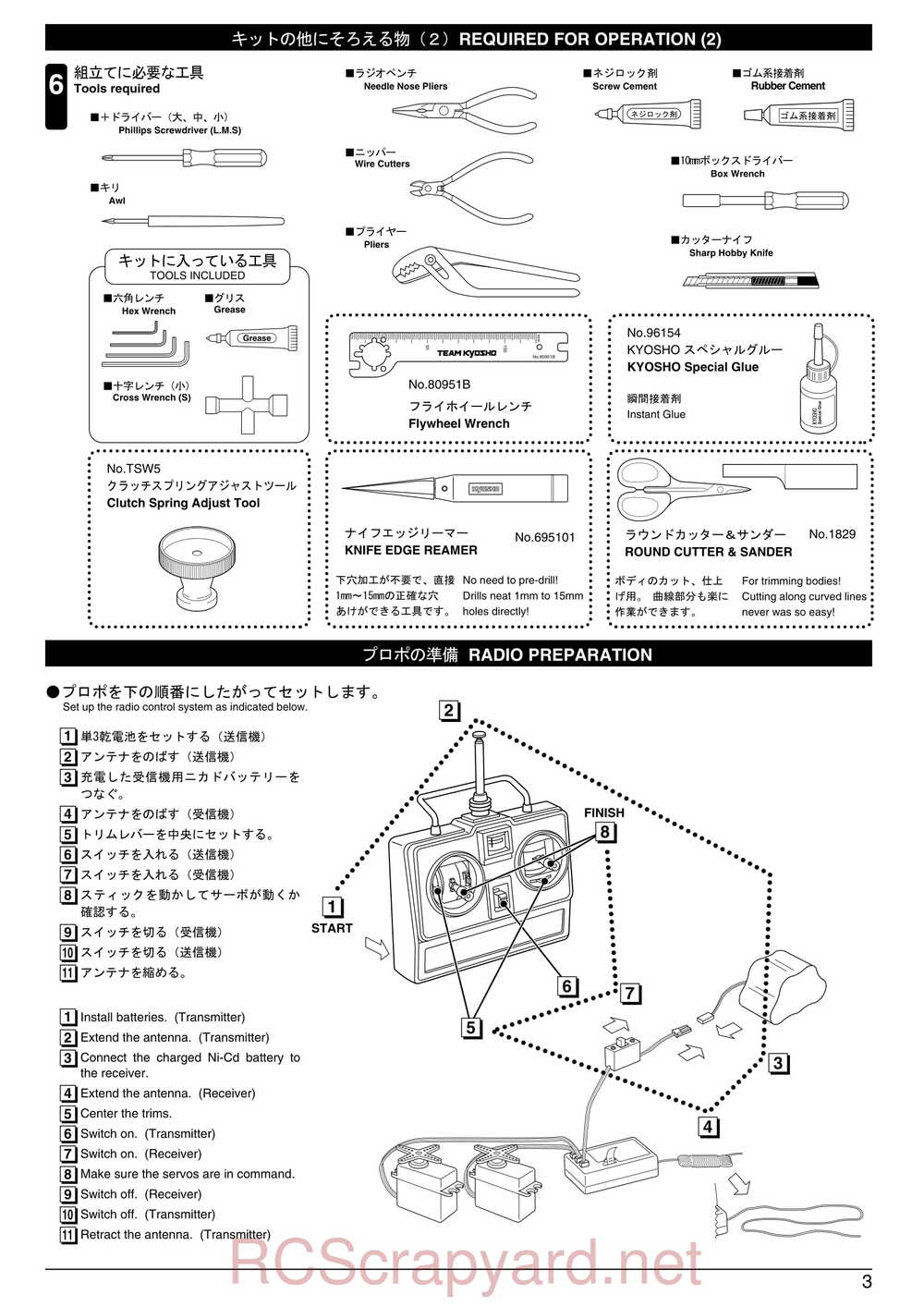 Kyosho - 31255 - V-One RR Evolution - Manual - Page 03
