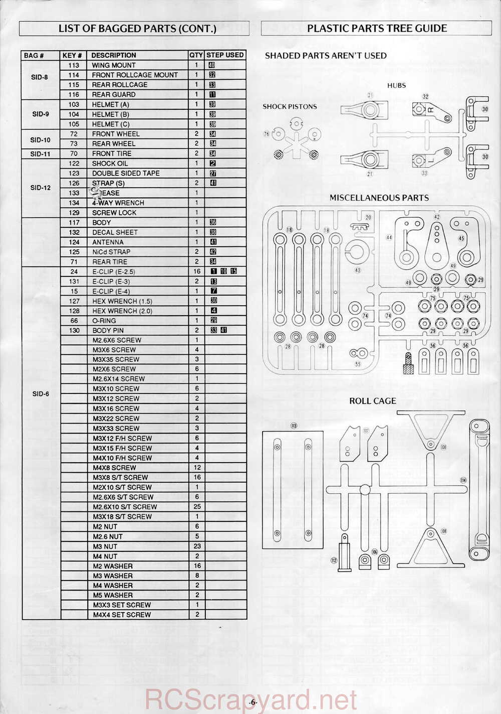 Kyosho - 3126 - Sideways Sprint-Car - Manual - Page 06