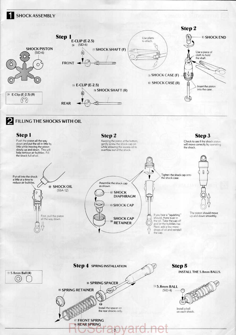 Kyosho - 3126 - Sideways Sprint-Car - Manual - Page 07