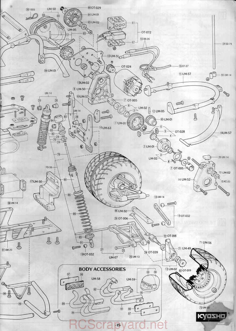 Kyosho - 3126 - Sideways Sprint-Car - Manual - Page 15