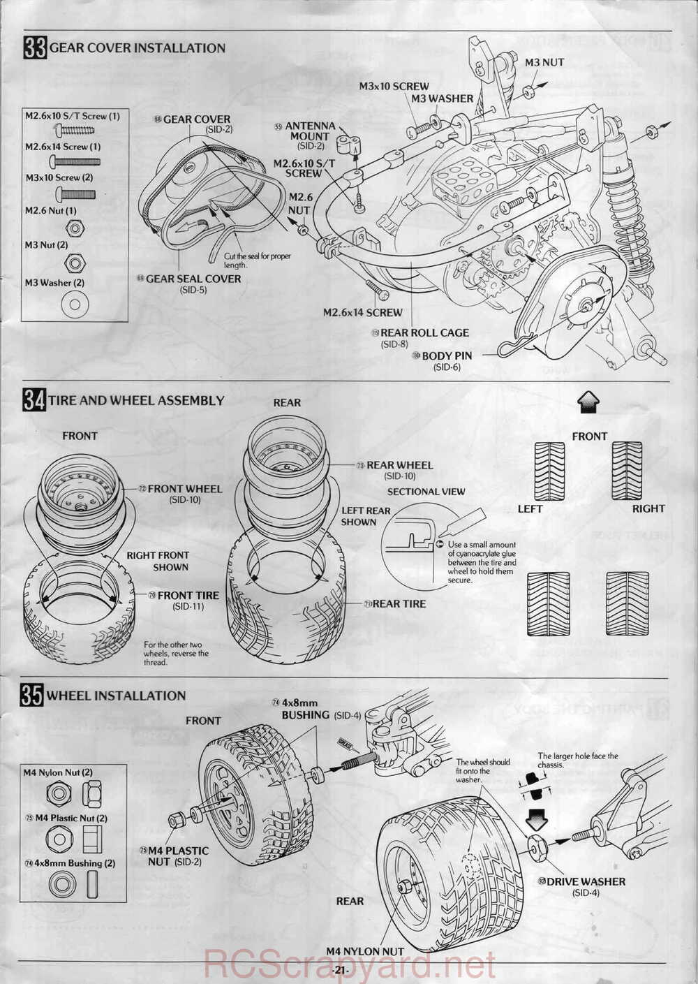 Kyosho - 3126 - Sideways Sprint-Car - Manual - Page 21
