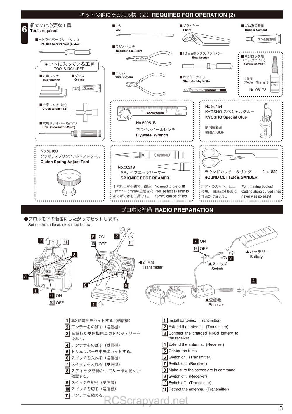 Kyosho - 31262 - V-One-RRR-Evo2 - Manual - Page 03