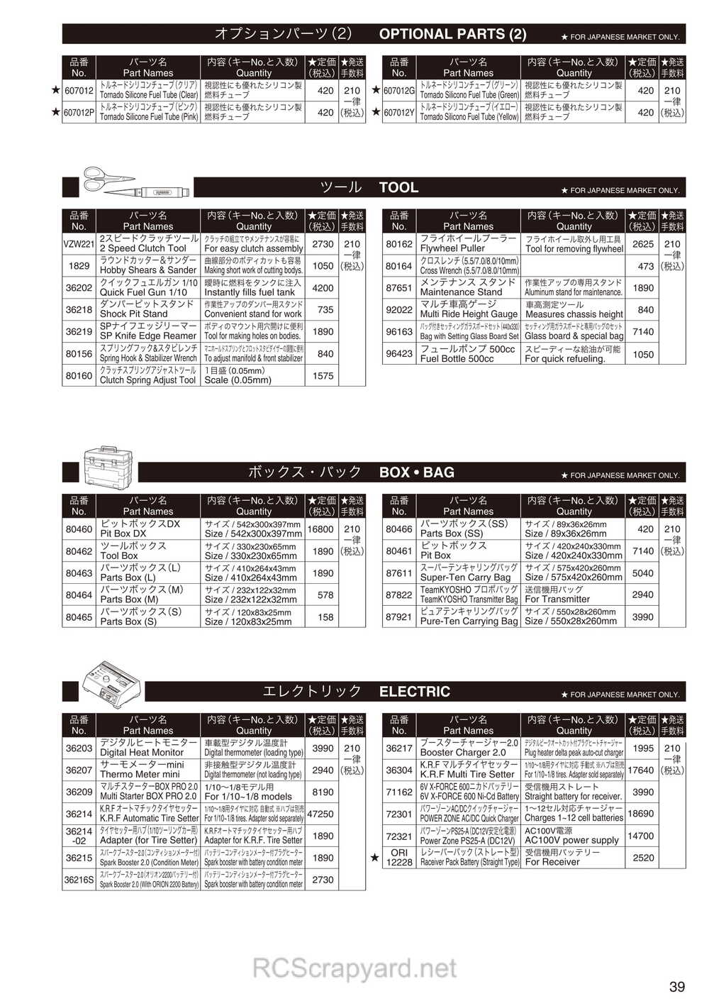 Kyosho - 31263 - V-One RRR Evo2 WC - Manual - Page 38