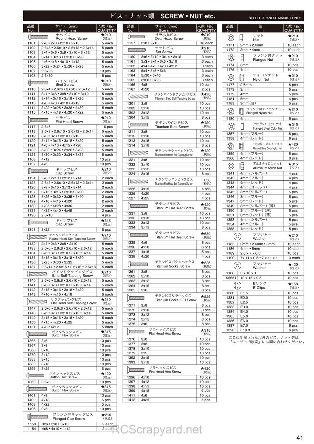 Kyosho - 31263 - V-One RRR Evo2 WC - Manual - Page 40