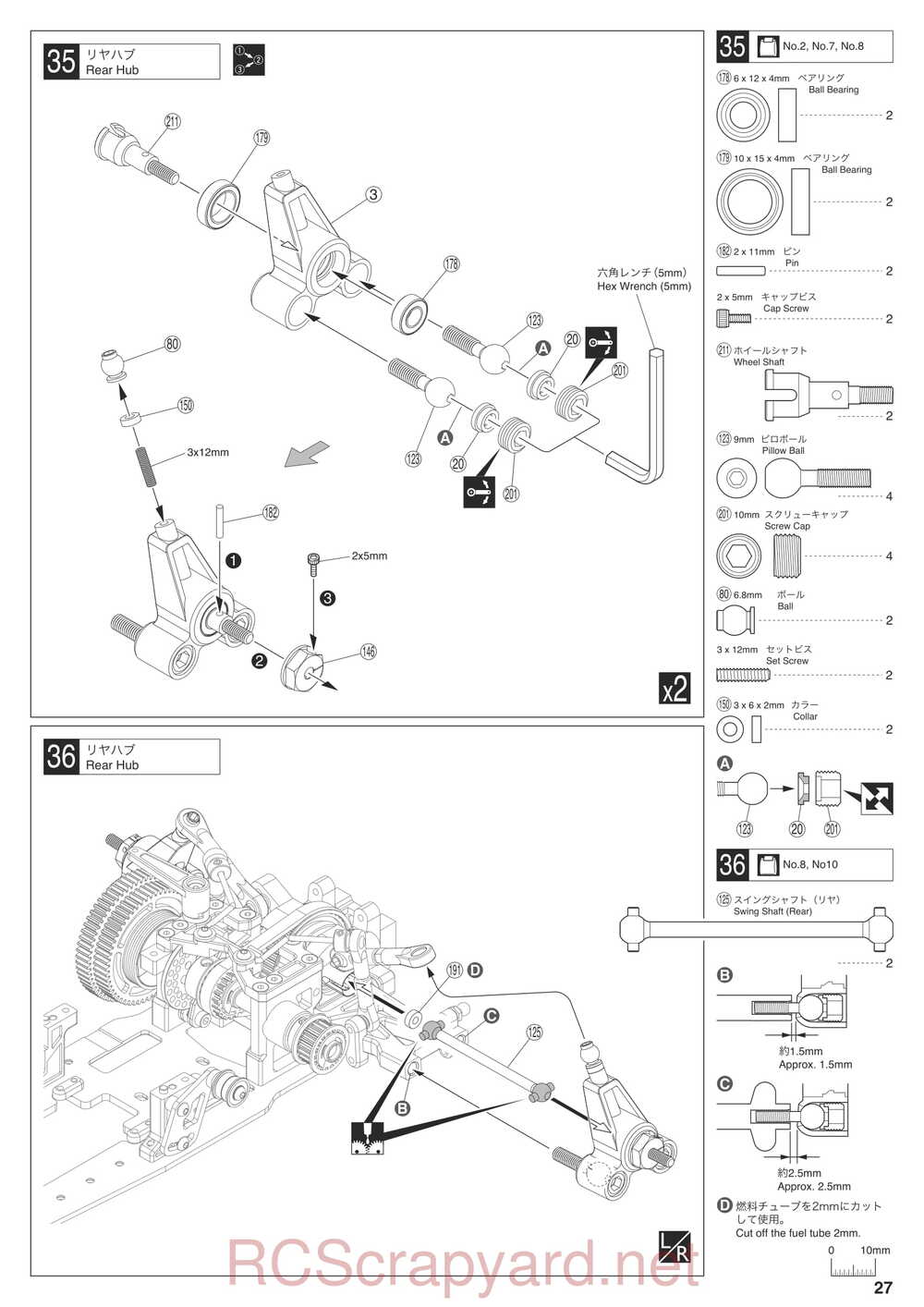 Kyosho - 31265 - V-ONE-R4 - Manual - Page 27