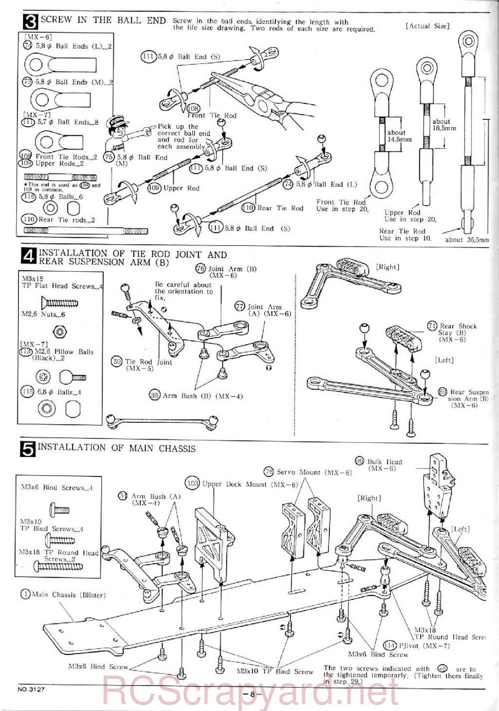 Kyosho - 3127 - Maxxum FF - Manual - Page 08