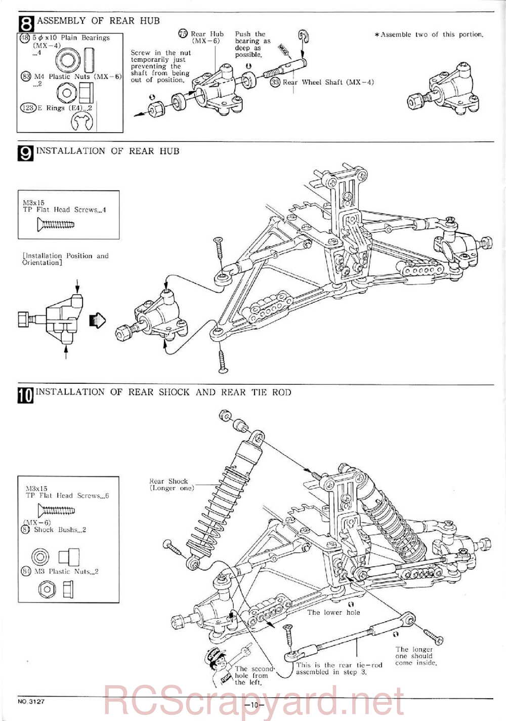 Kyosho - 3127 - Maxxum FF - Manual - Page 10