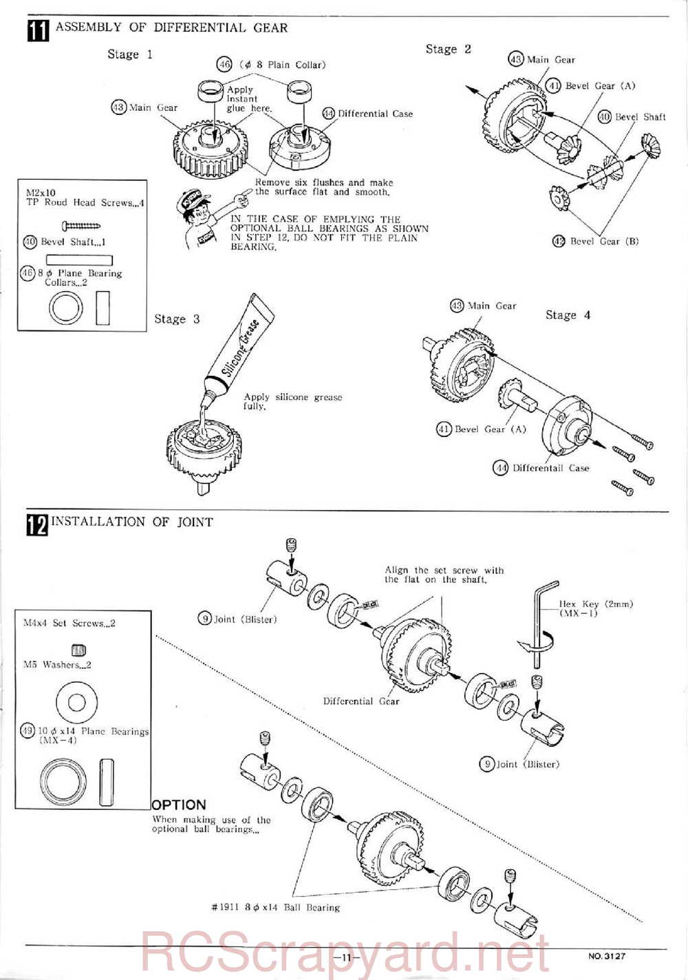 Kyosho - 3127 - Maxxum FF - Manual - Page 11