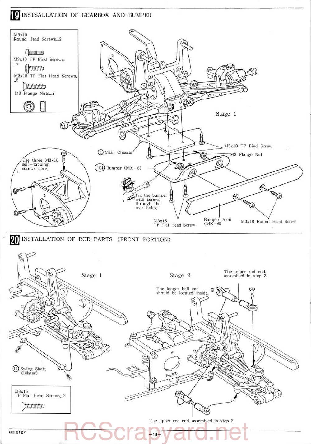 Kyosho - 3127 - Maxxum FF - Manual - Page 14