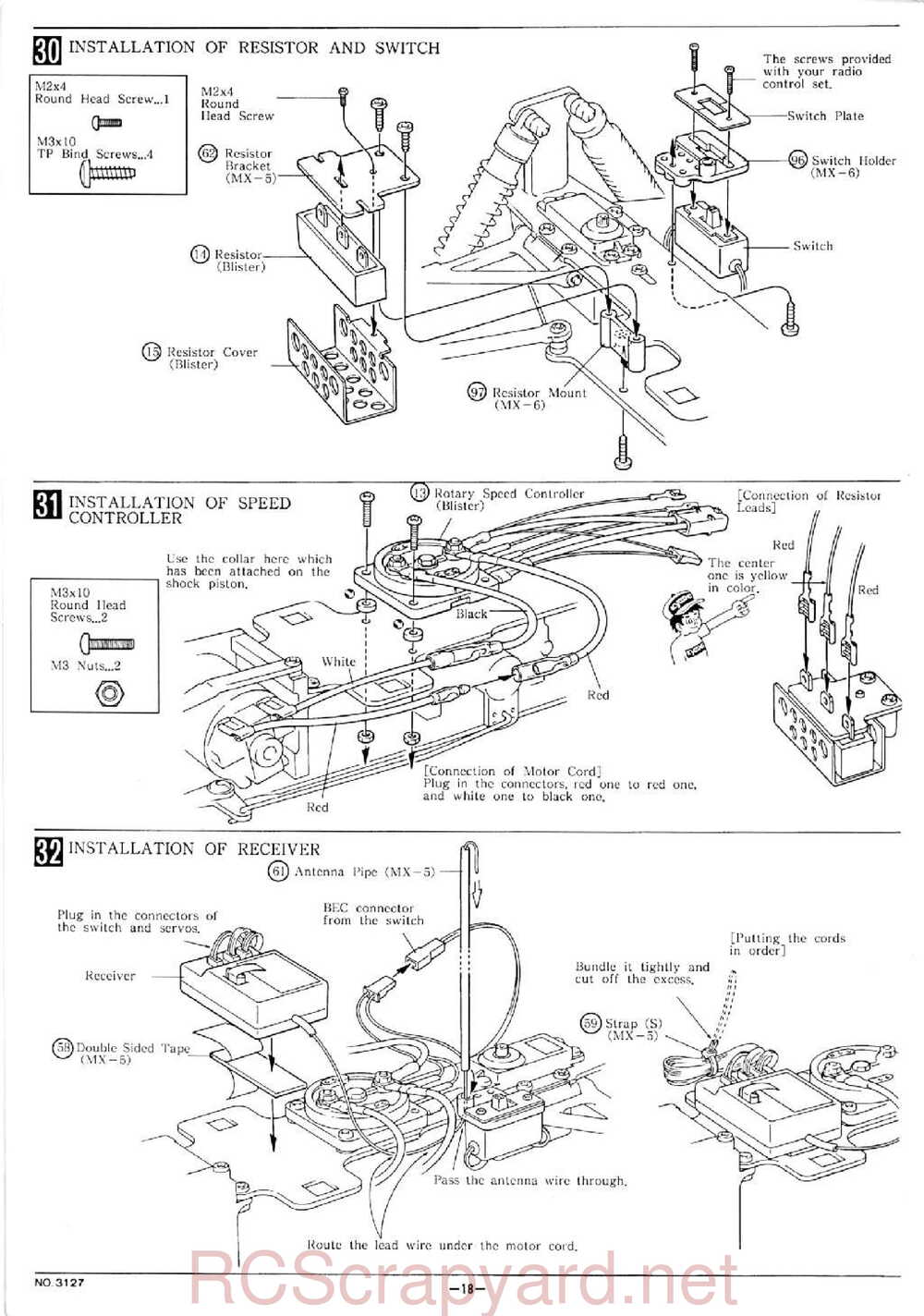 Kyosho - 3127 - Maxxum FF - Manual - Page 18