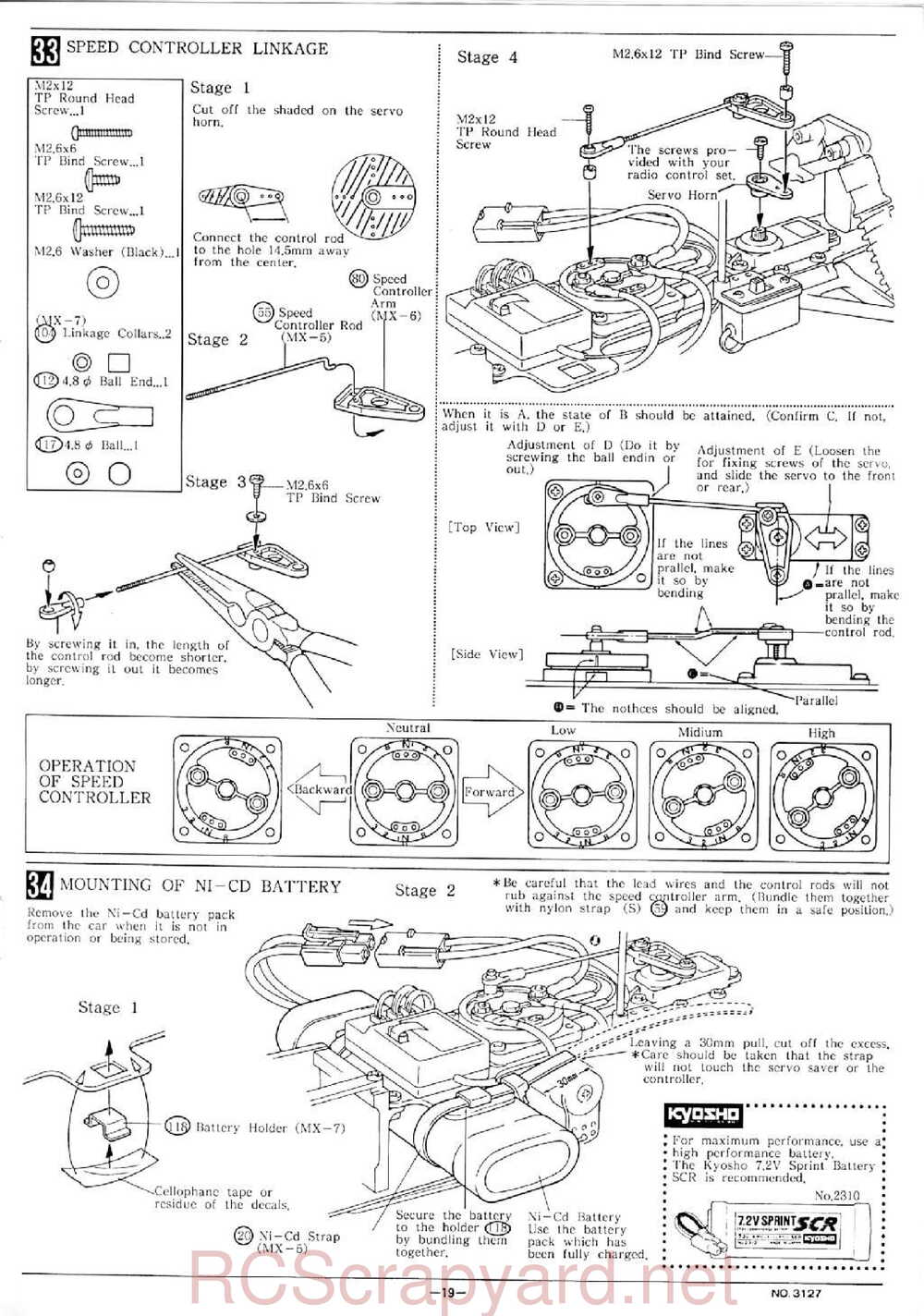 Kyosho - 3127 - Maxxum FF - Manual - Page 19