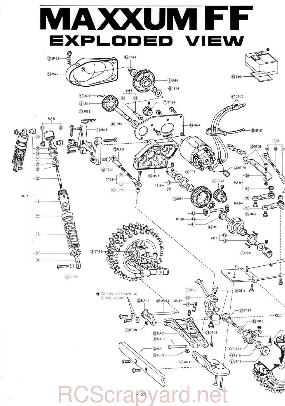 Kyosho - 3127 - Maxxum FF - Manual - Page 24