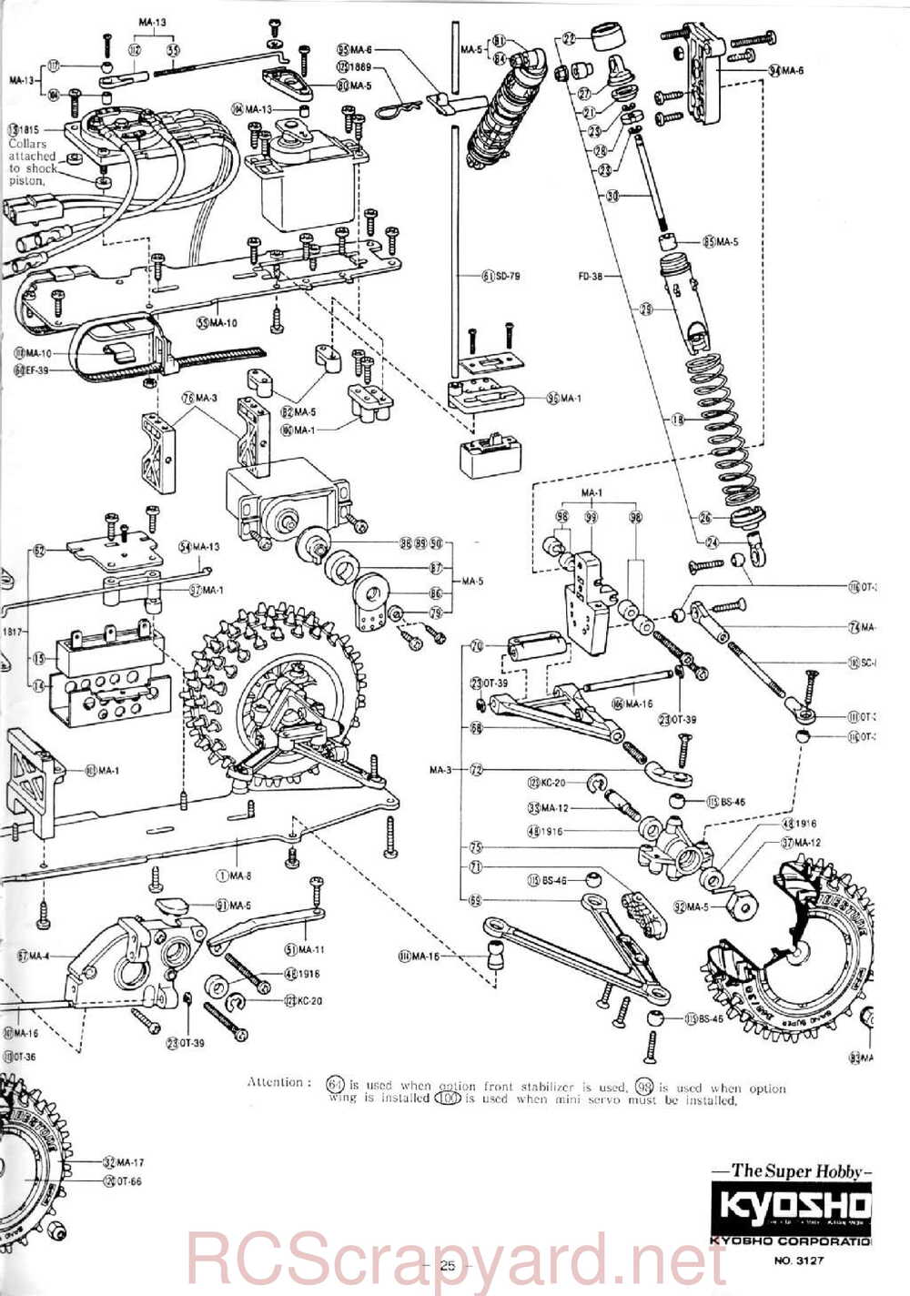 Kyosho - 3127 - Maxxum FF - Manual - Page 25