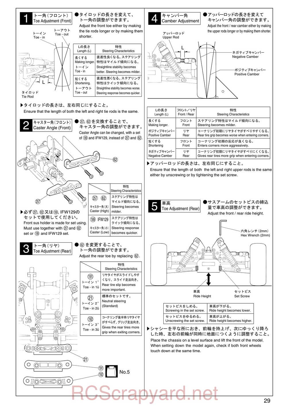 Kyosho - 31271 - Inferno-MP-7-5-Yuichi 2 - Manual - Page 29