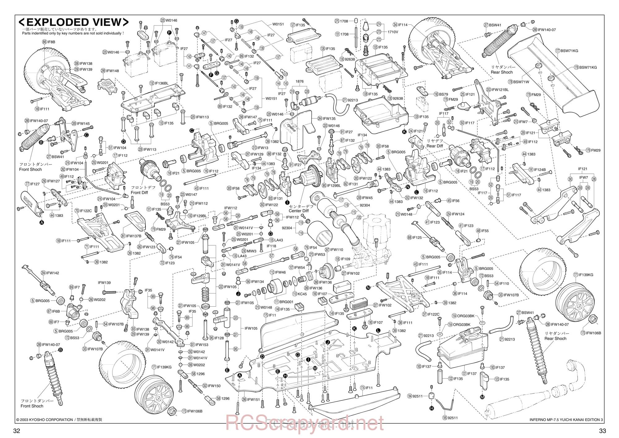 Kyosho - 31273 - Inferno-MP-7-5-Yuichi3 - Manual - Page 32