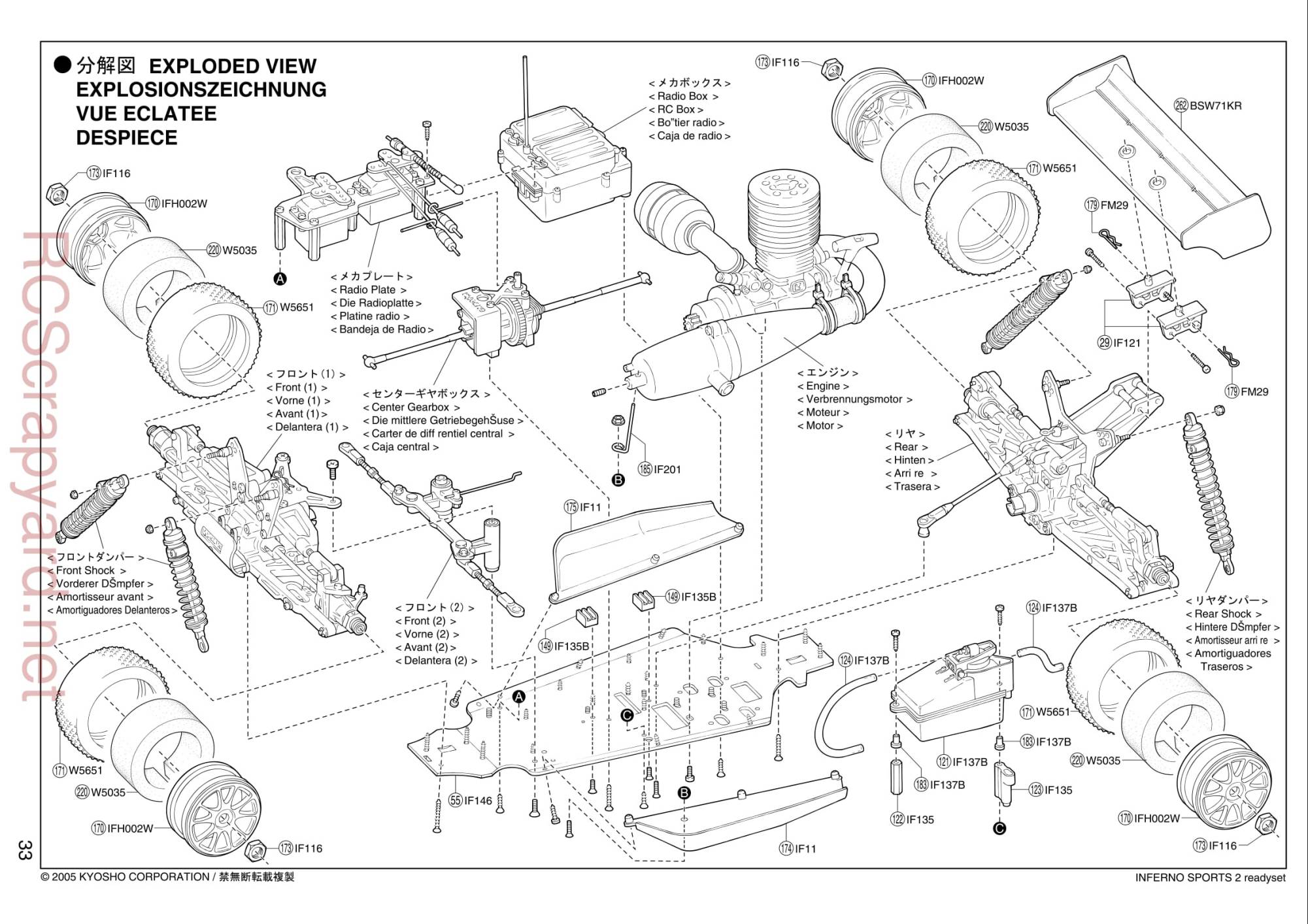 Kyosho - 31276 - Inferno MP7-5-SP2 - Manual - Page 02