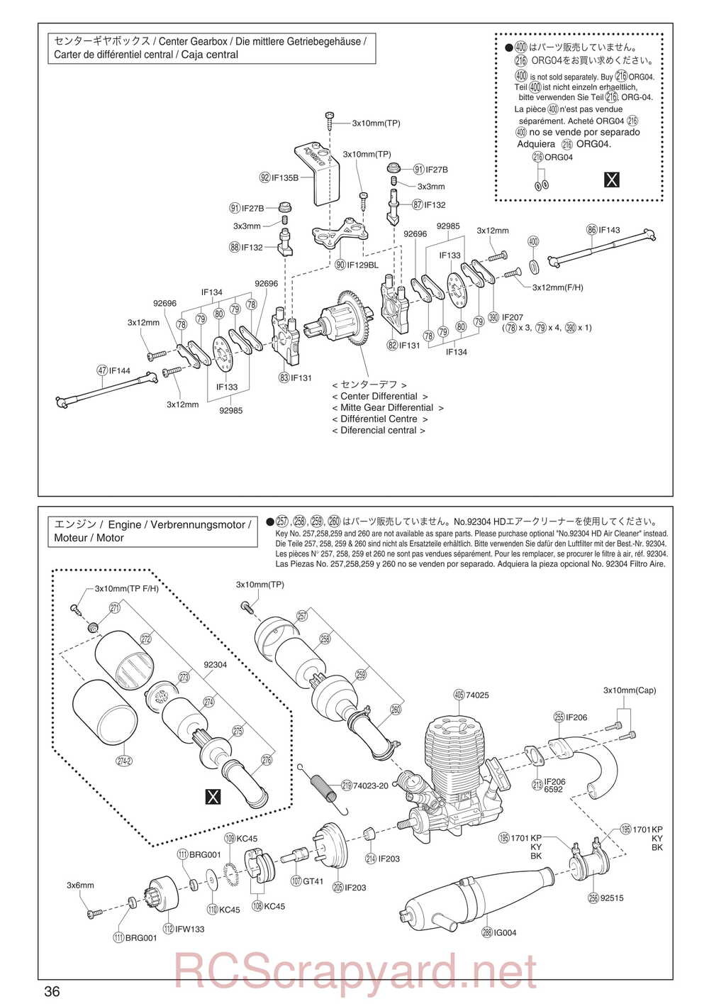 Kyosho - 31277 - Inferno-US-Sports-RS - Manual - Page 05