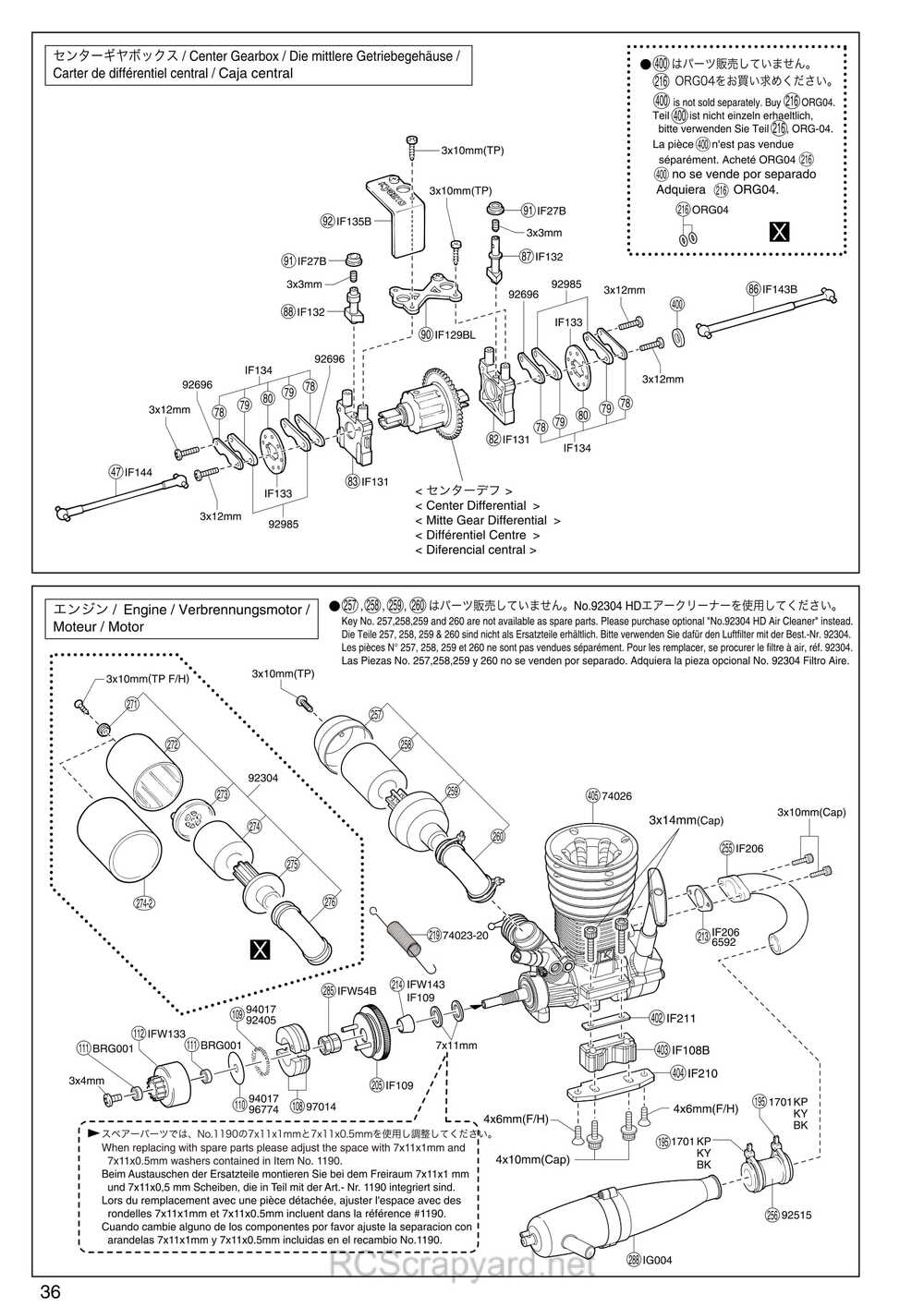 Kyosho - 31277SG - Inferno-US-Sports2 - Manual - Page 05