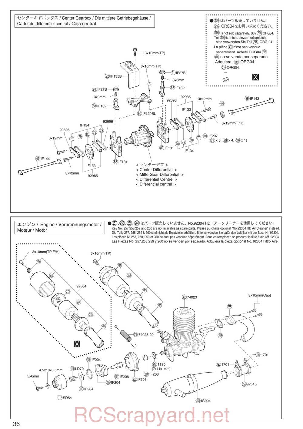 Kyosho - 31278 - Inferno-MP-7-5-Sports-3 - Manual - Page 04