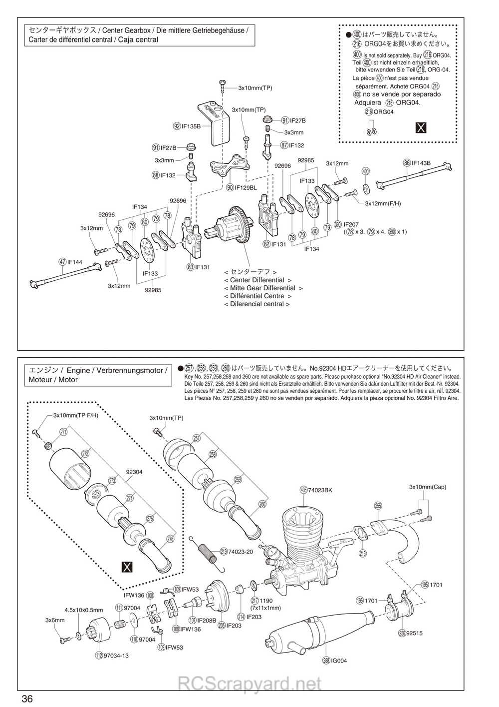 Kyosho - 31279 - INFERNO-MP-7-5-Sports-4 - Manual - Page 05