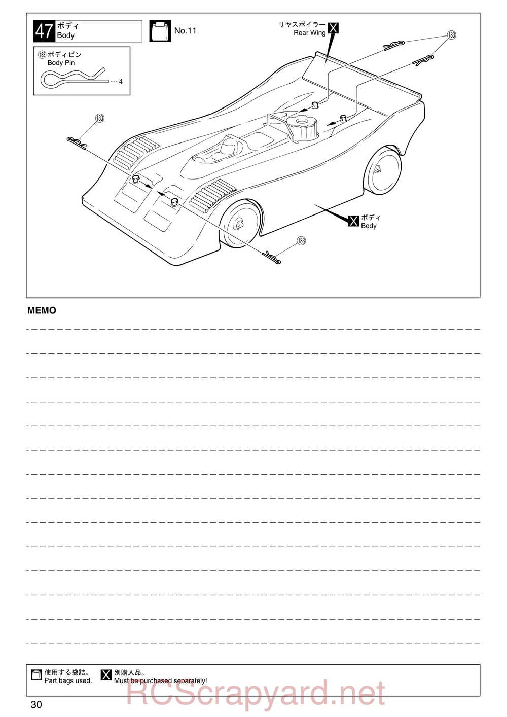 Kyosho - 31283 - Evolva-2003 - Manual - Page 30